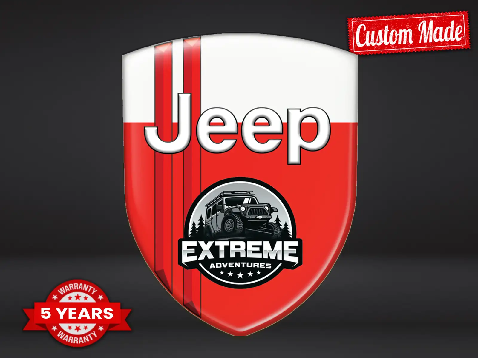 Jeep Car Stickers Business Chic Max Athletic Version